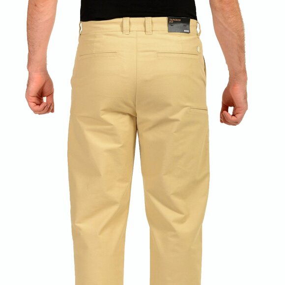 Hugo Boss Men's "C-Perin-MP-C" Tapered Fit Beige Casual Pants US 32R IT 48 - Picture 3 of 5